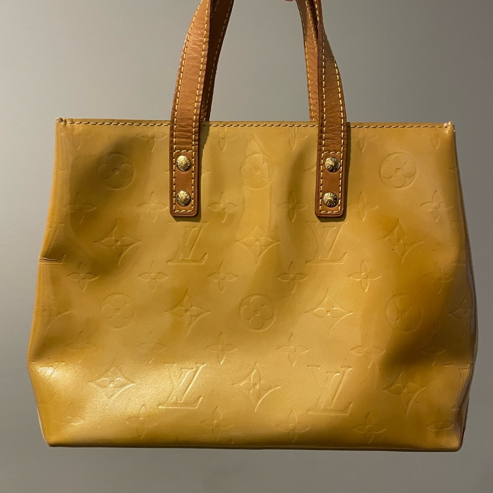 Louis Vuitton yellow Monogram Tote Bag